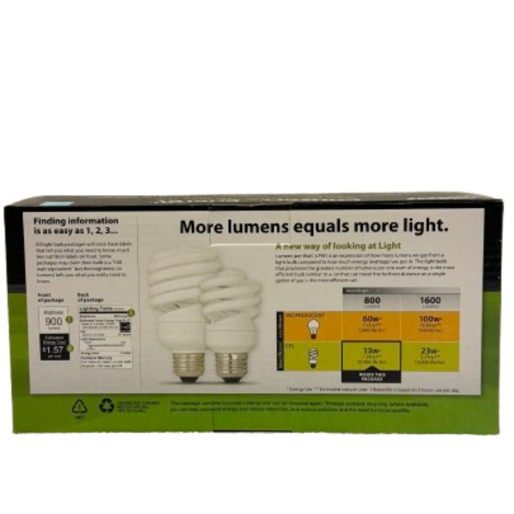 NWT Light Bulbs 4 Pack 60W - Picture 2 of 5